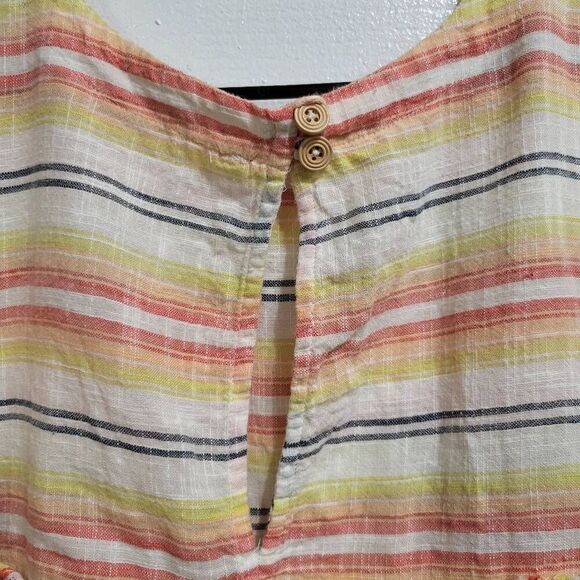 Free People Summer Nights Striped Dress Yellow Sz sm - Picture 7 of 11